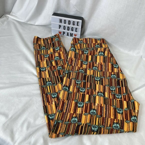 LuLaRoe Leggings Plus Size Frankenstein Monster - Picture 6 of 7